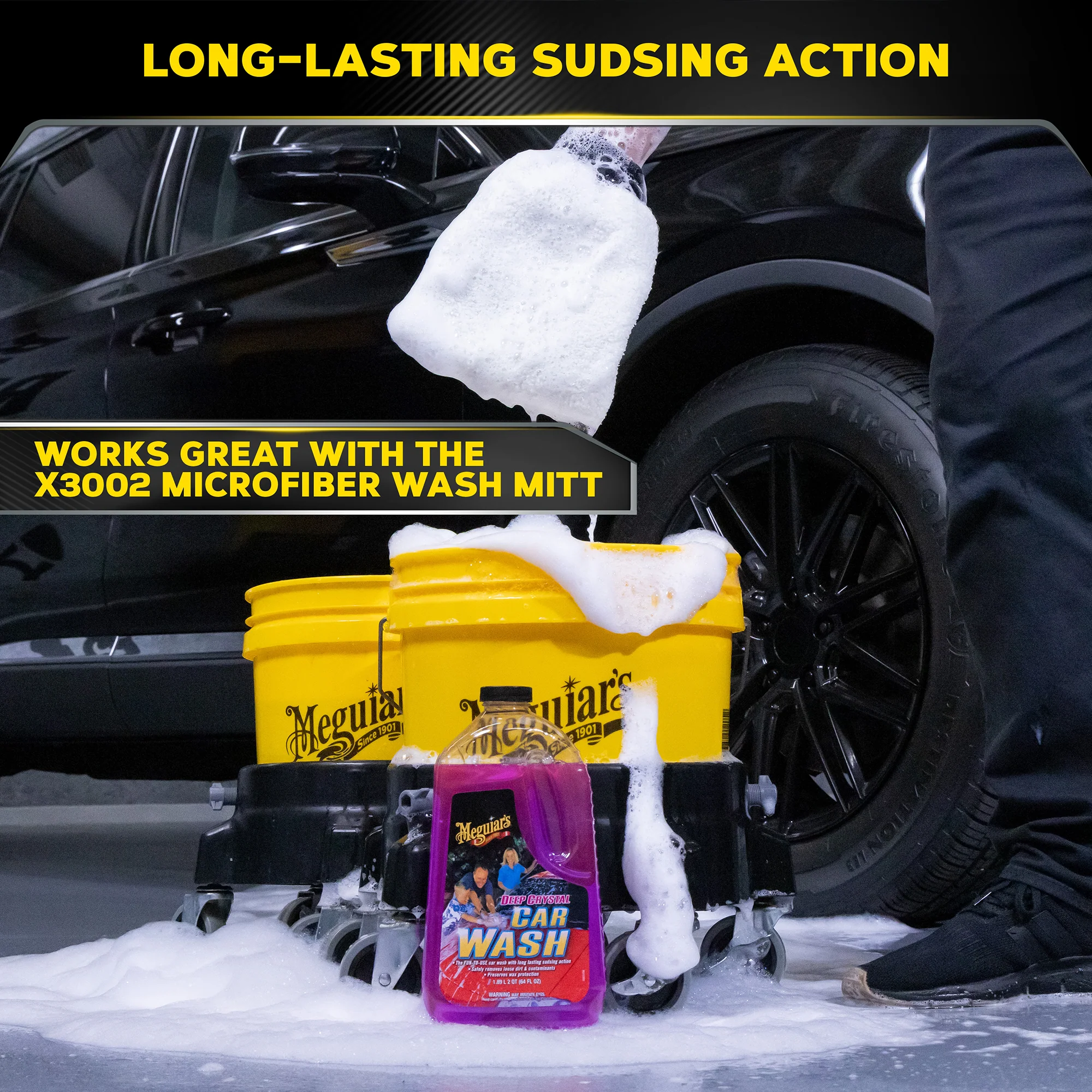 Meguiar's Deep Crystal Car Wash - 64 oz. - Image 6